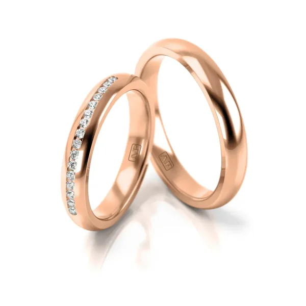 Trouwringenset 80277 - 16 x 0.01ct.